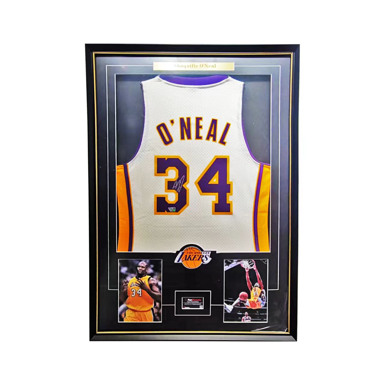 【KinSign】奥尼尔亲签 湖人队亲签球衣SW 礼盒装裱（含FA证书）