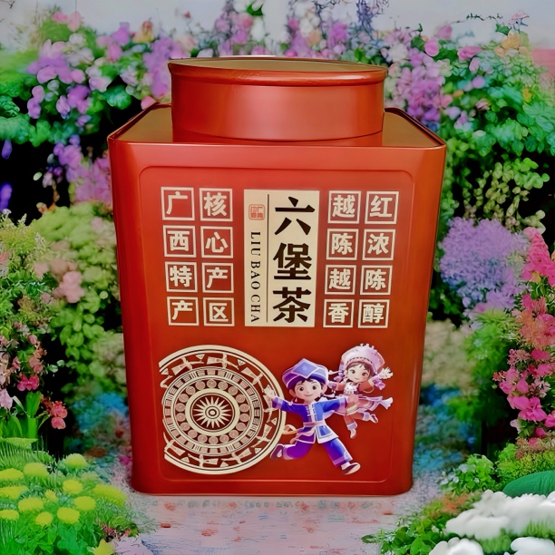 2010参香六堡茶广西特产黑茶陈香浓郁醇厚耐泡高山茶口粮茶养生茶