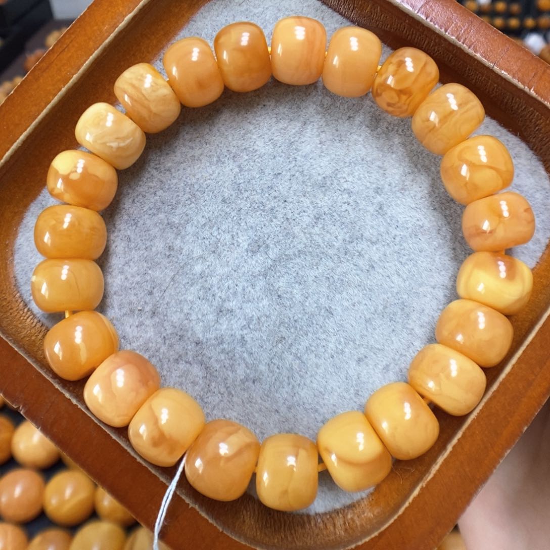 蜜蜡手串未镶嵌蜜蜡