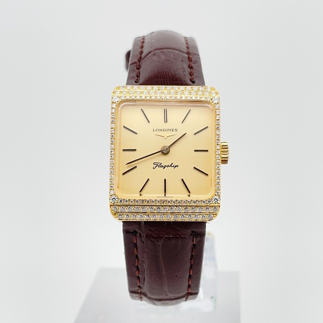 95新 Longines/浪琴 手动机械后钻20.5*26.5mm/公价32999/w12258