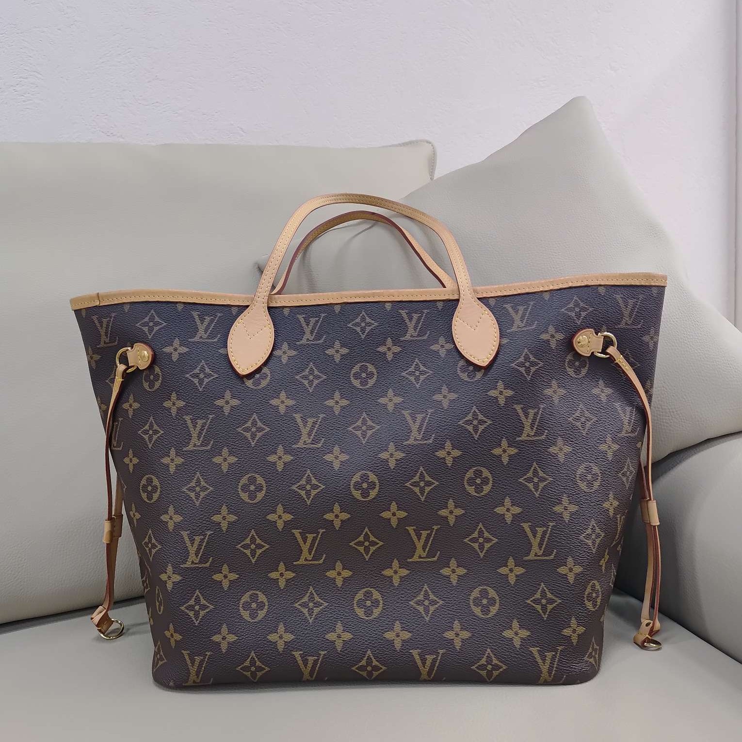 99新 LouisVuitton/路易威登 老花中号 naver full经典百搭斜挎包