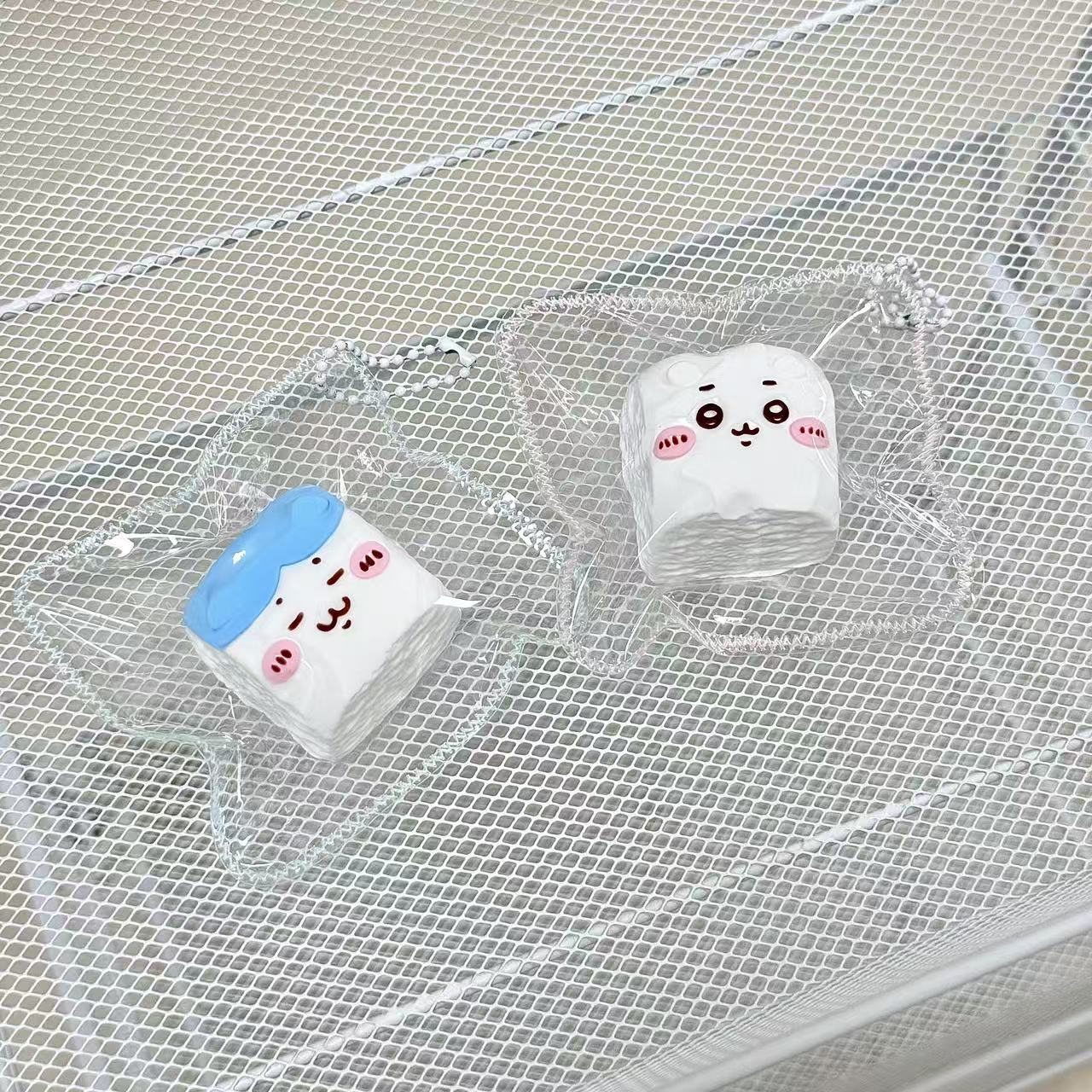 （吉伊小八小方集合QAQ）微阻奶油泥感解压捏捏乐食品级硅胶捏捏