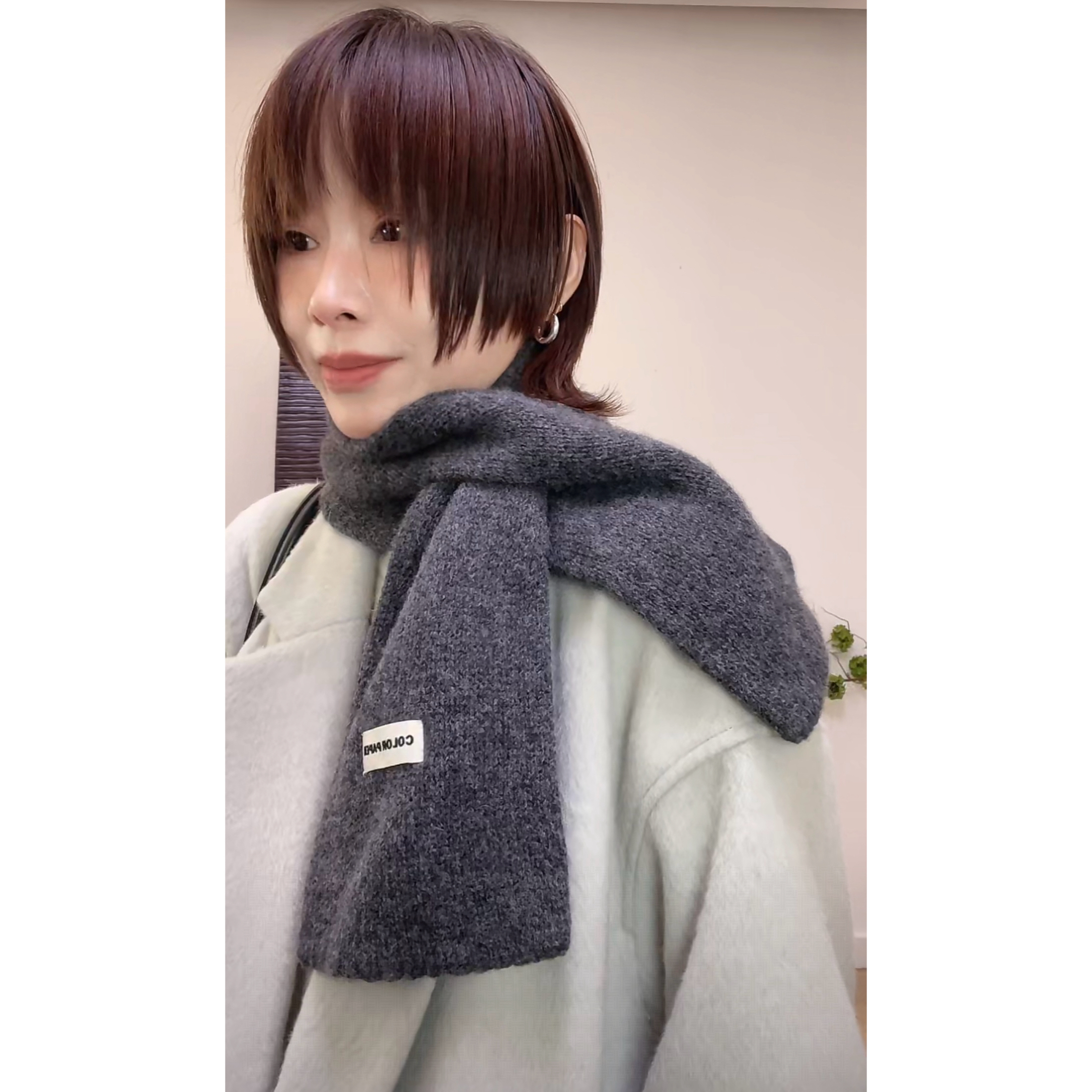 LIS&AZ-日月星辰韩系氛围感围巾hp112204