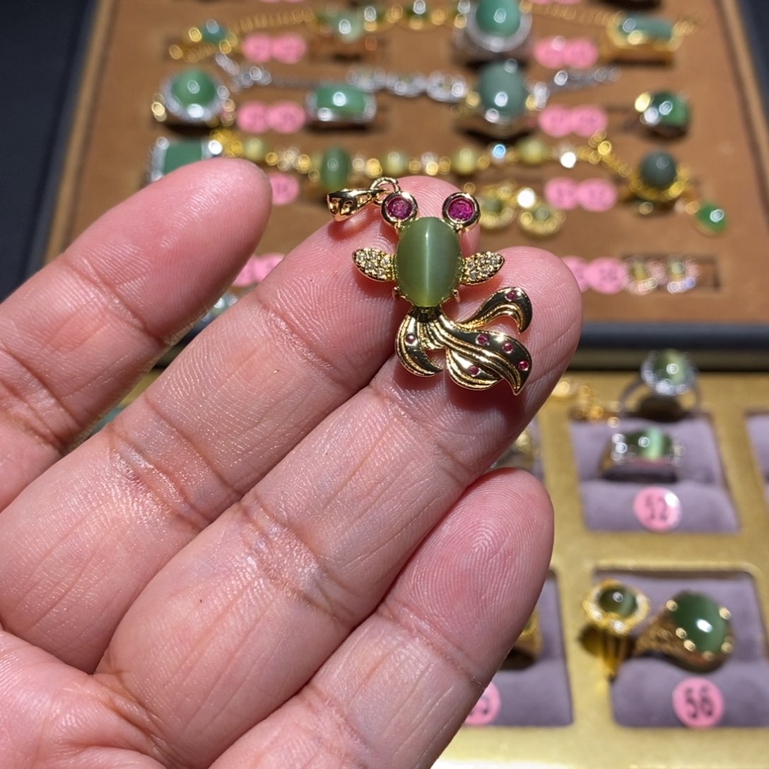 和田玉（碧玉）吊坠未镶嵌