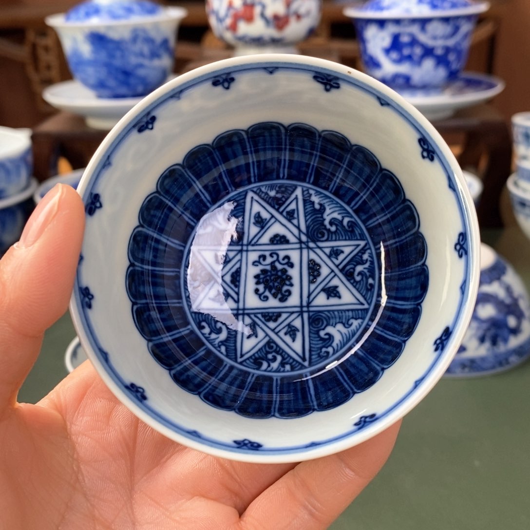 杯景德镇陶瓷手工手绘