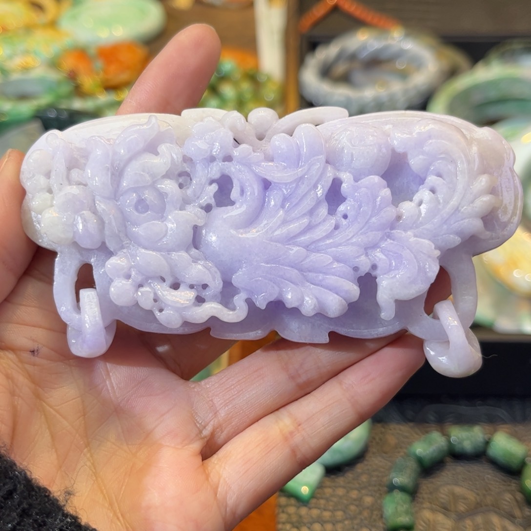 翡翠颈饰未镶嵌待编款