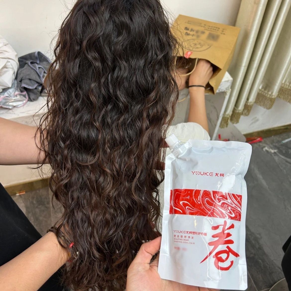 尤柯催卷素YOKE护卷霜护卷素助卷增弹不易毛躁烫发PH5.0蛋白烫