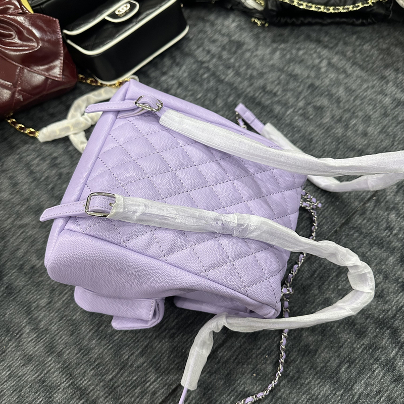 新款包包女青蛙背包紫色