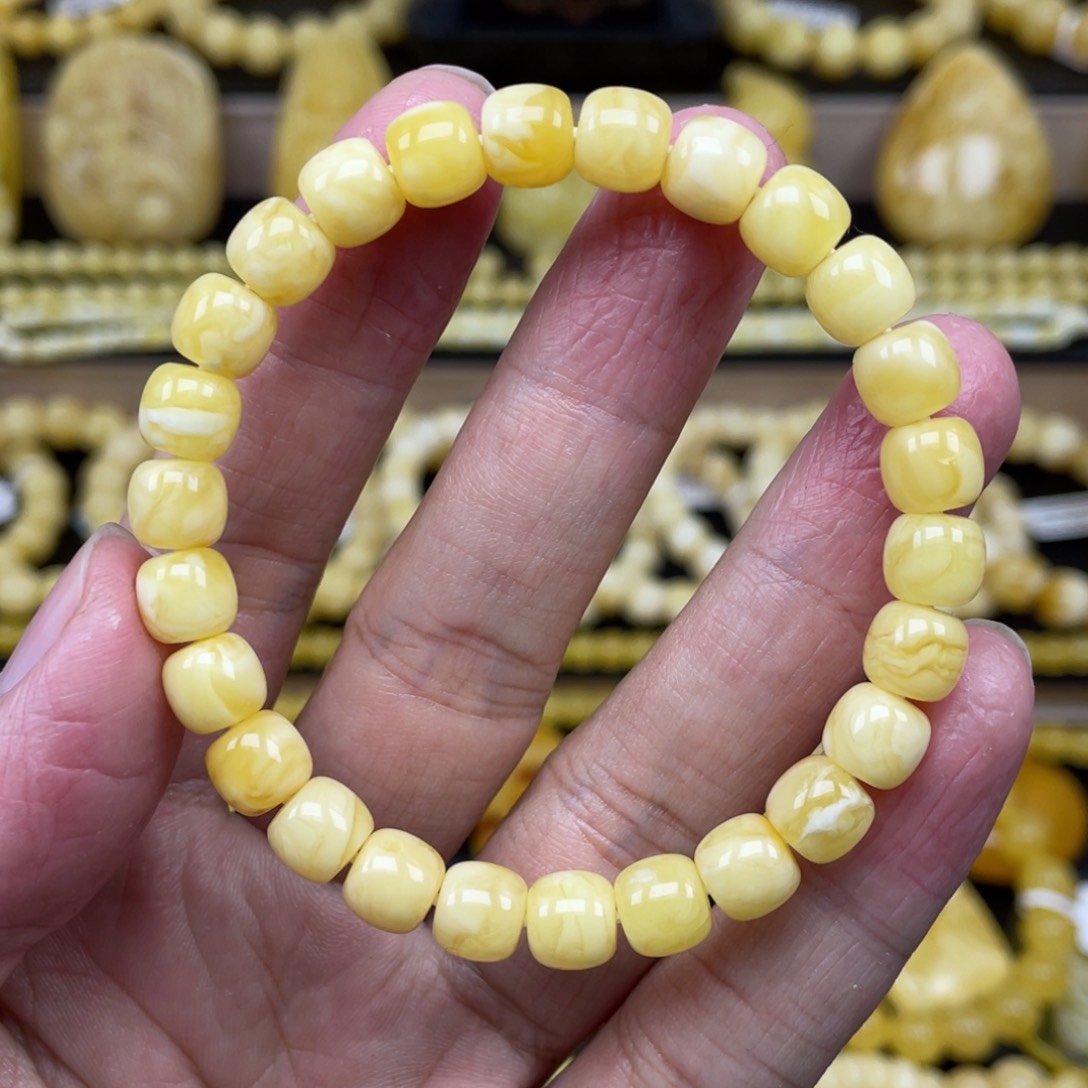 琥珀裸石未镶嵌琥珀蜜蜡