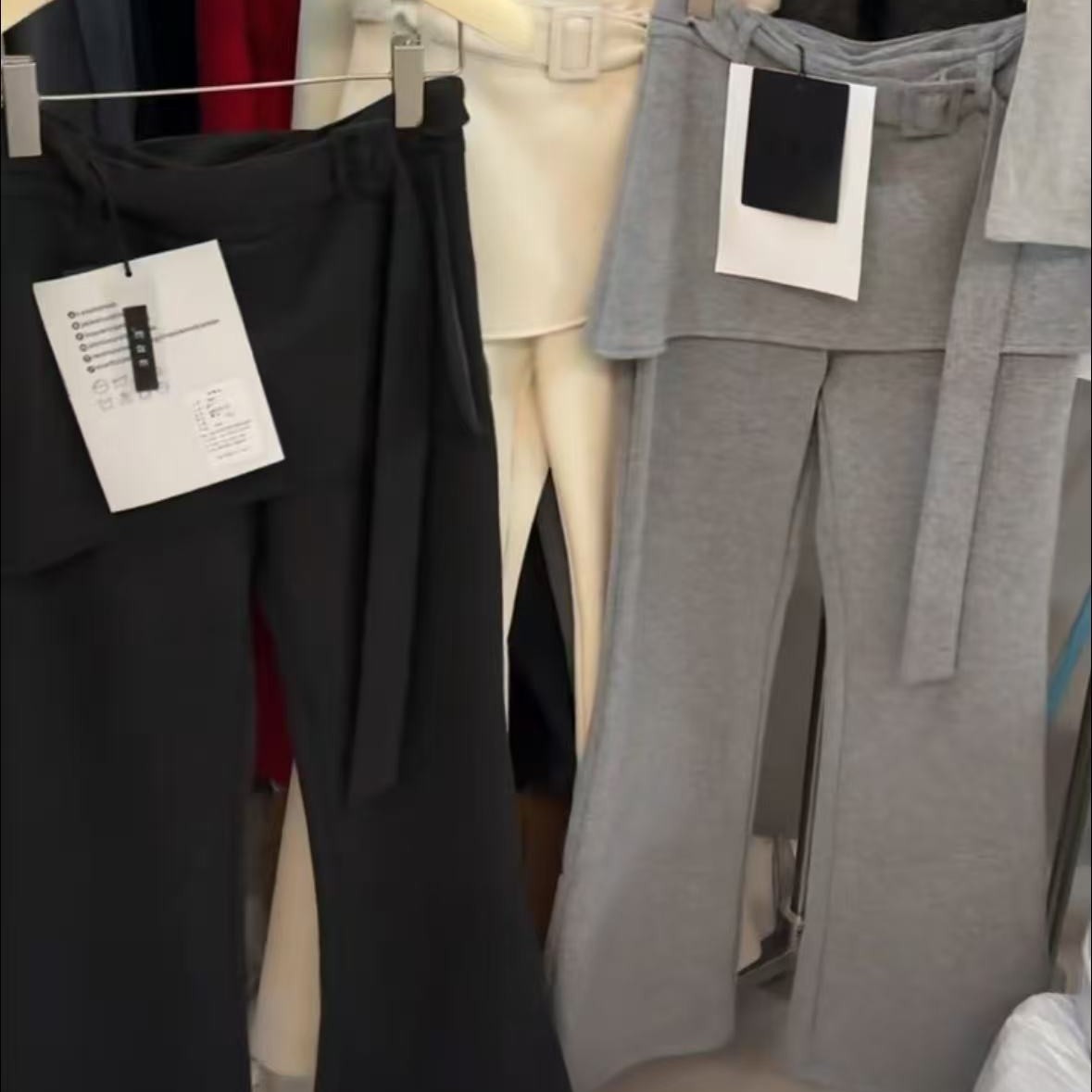 韩代加绒屁连微呐裤66670