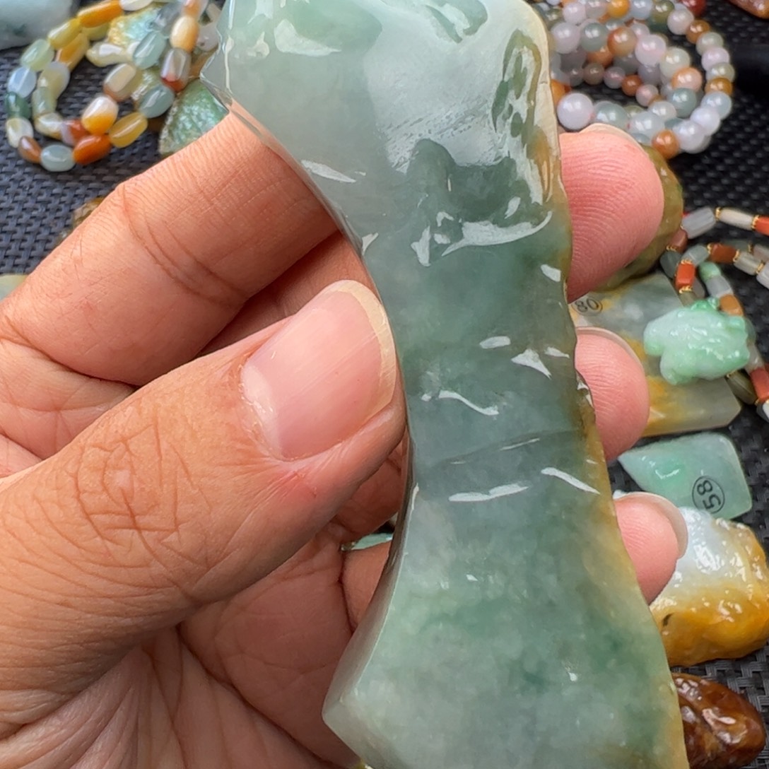 翡翠裸石缅甸翡翠