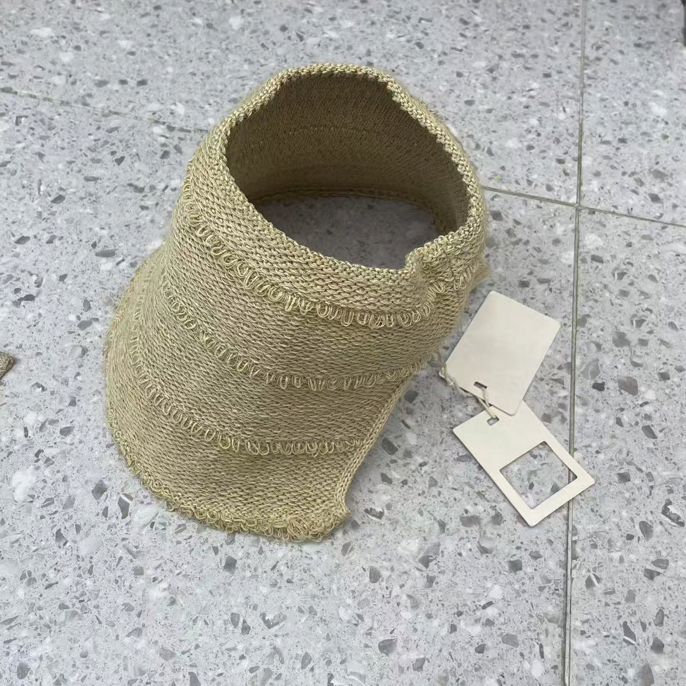 夏季空顶帽空顶女遮阳帽圆顶帽子时尚休闲蕾丝