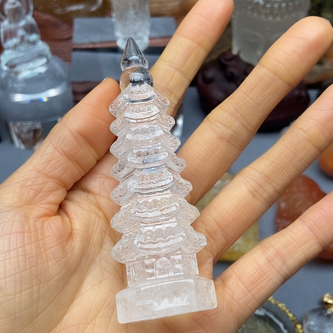 考***5水晶未镶嵌颈饰摆件