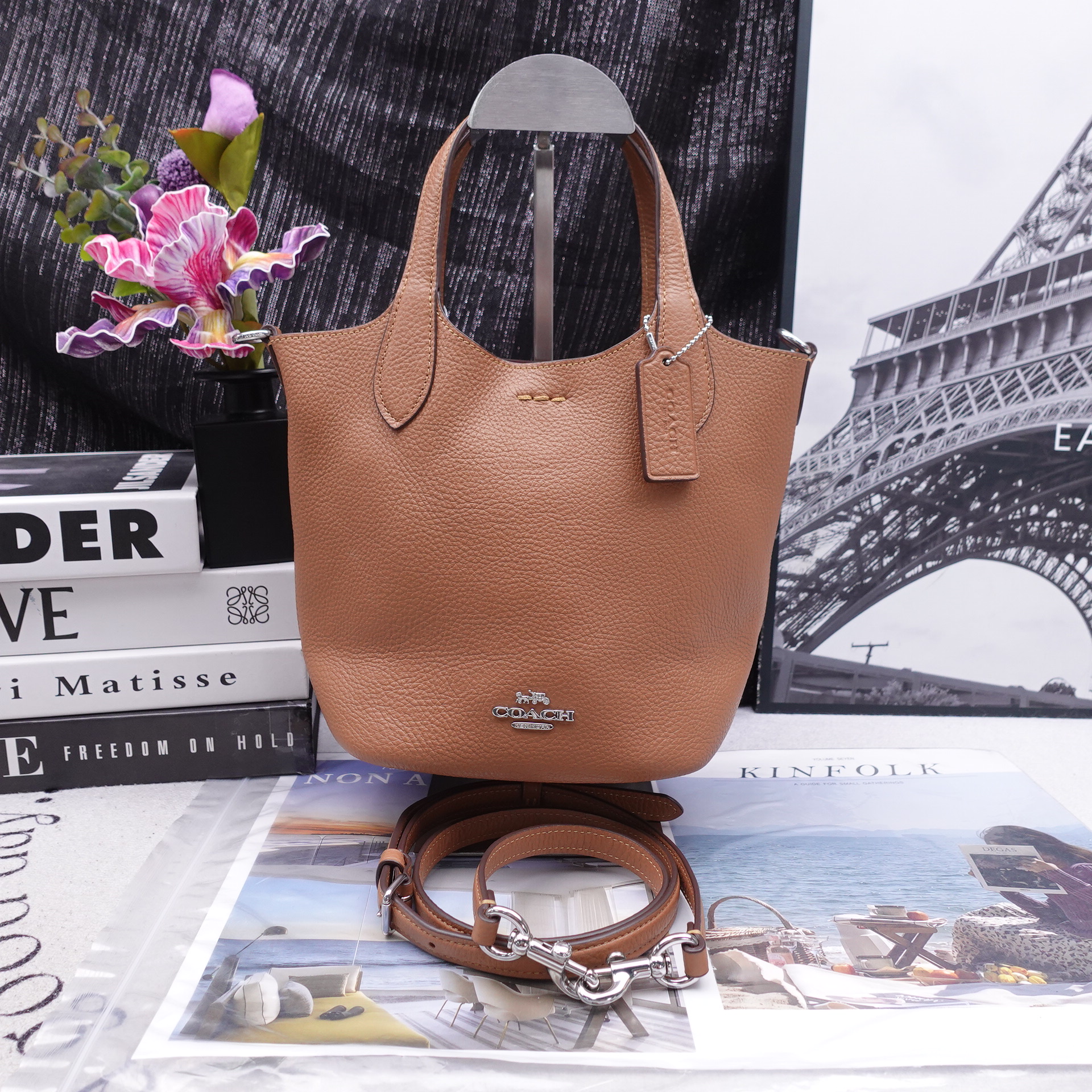 95新 COACH/蔻驰 单肩包/T10344809