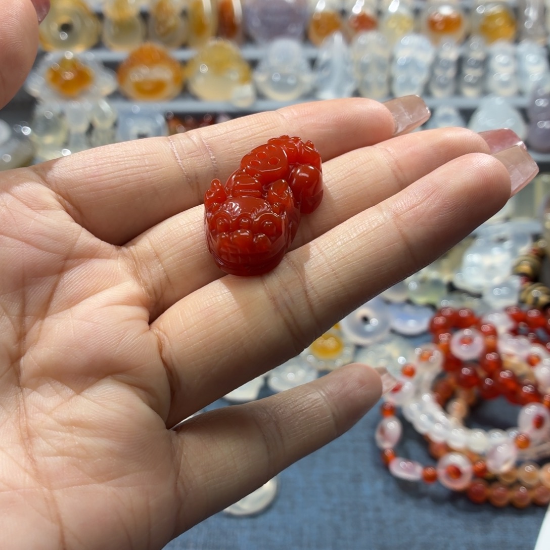 玛瑙/玉髓未镶嵌吊坠(不含链)