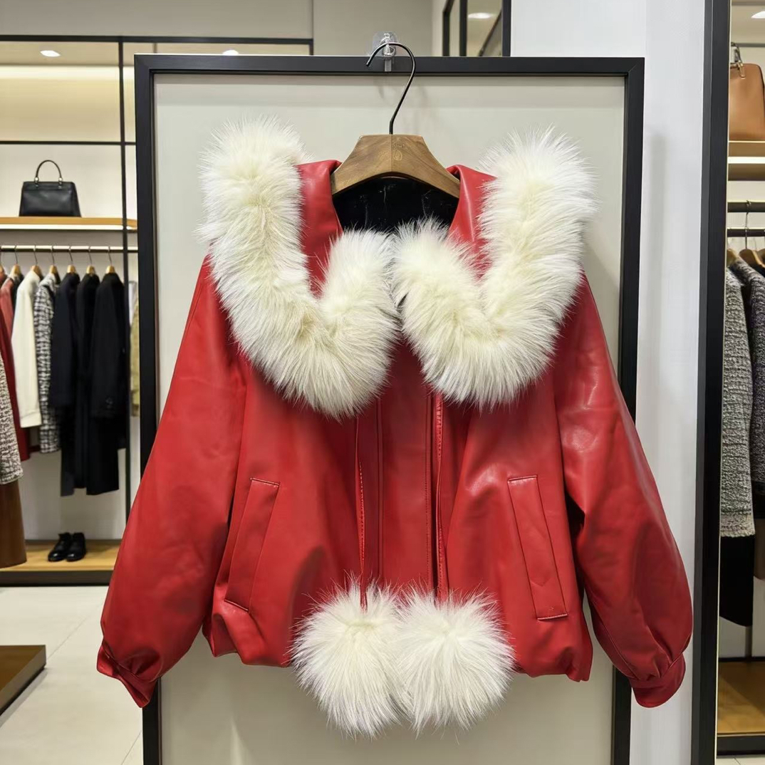 25742女士轻奢风保暖百搭短外套