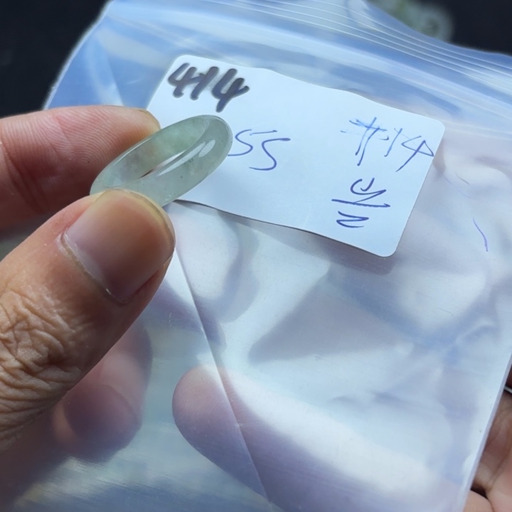 颈饰未镶嵌翡翠戒指