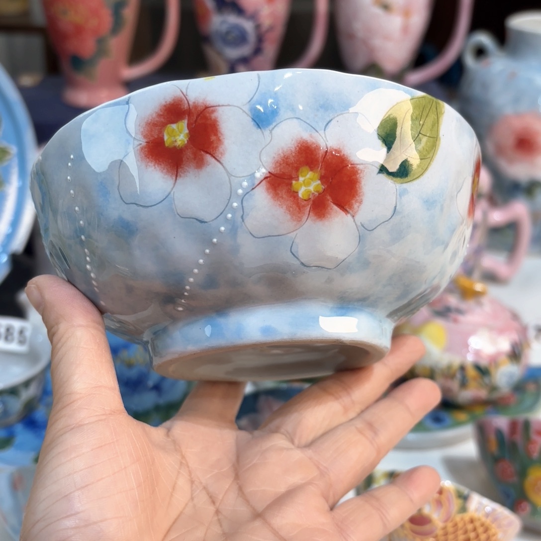 景德镇手绘高温釉下彩陶瓷茶具