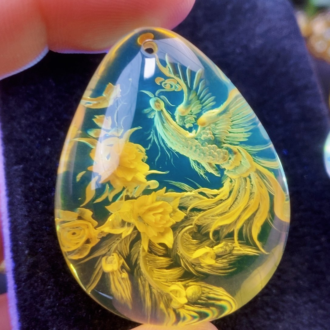 【闪购商品】金珀吊坠(不含链)未镶嵌