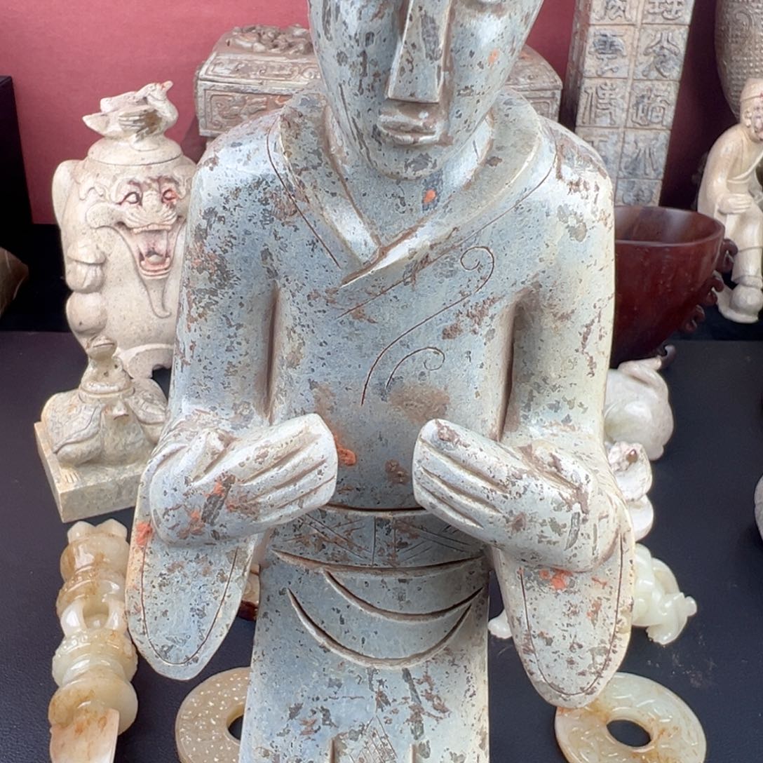 和田玉未镶嵌挂件皖*韵