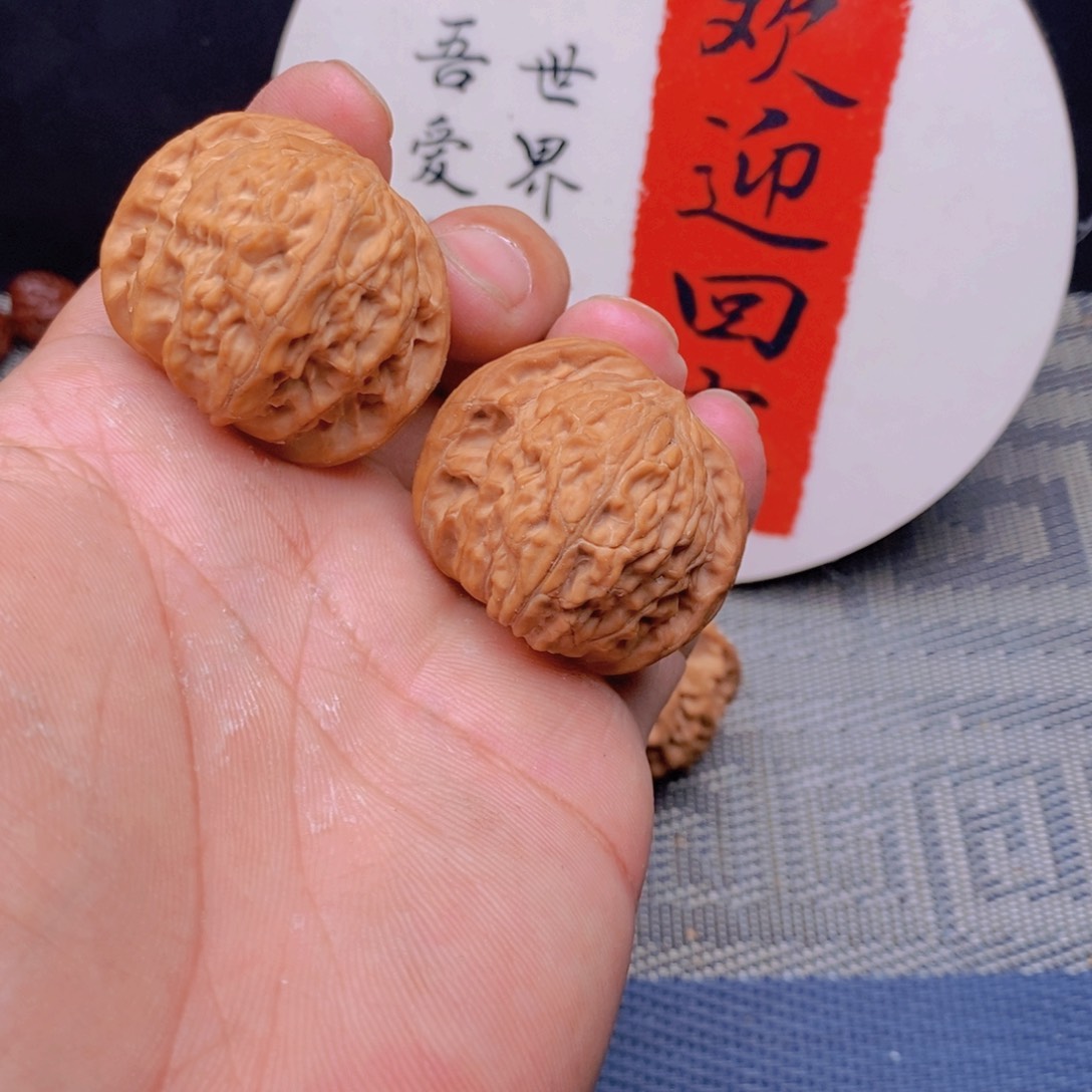 文玩核桃吊坠38磨盘