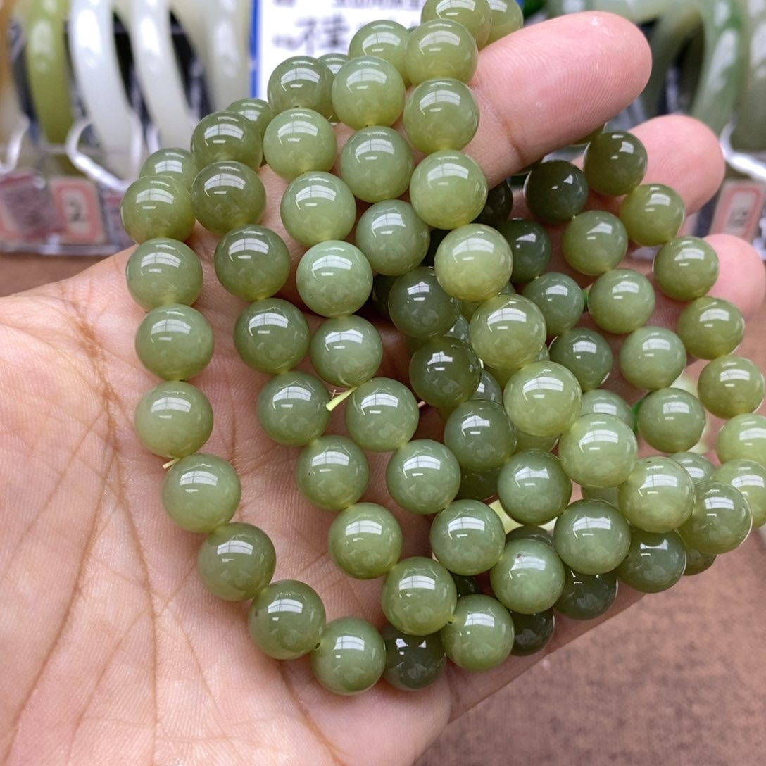 手串未镶嵌和田玉卡10