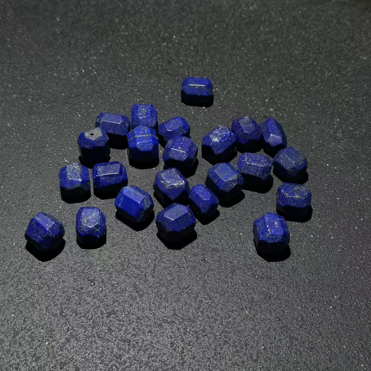 【云橙珠宝】青金石棱柱单珠DS090303-多样性发其一