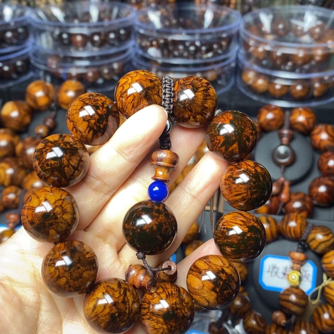 缅甸花梨2.0双面烟花纹