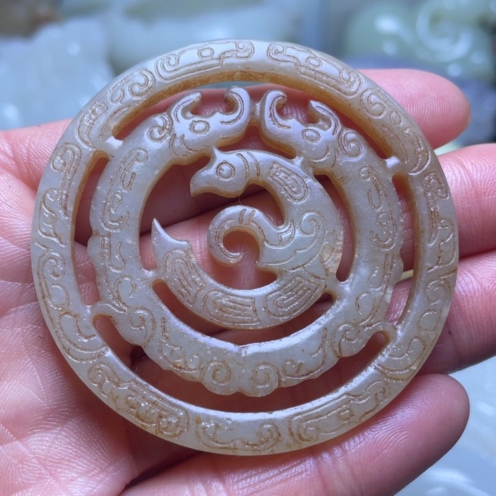 和田玉吊坠(不含链)未镶嵌