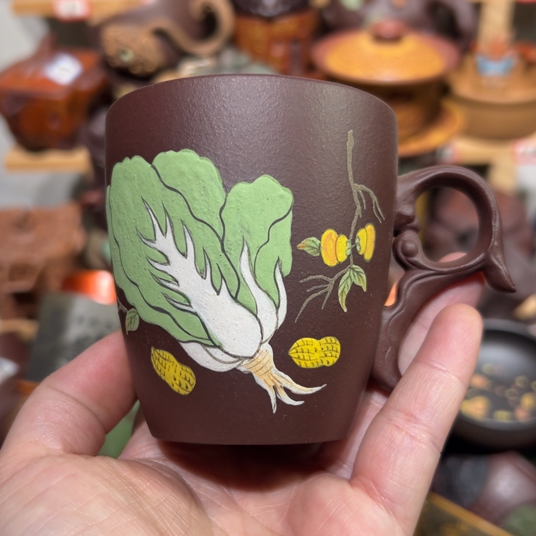 紫砂茶杯宜兴紫砂主人杯