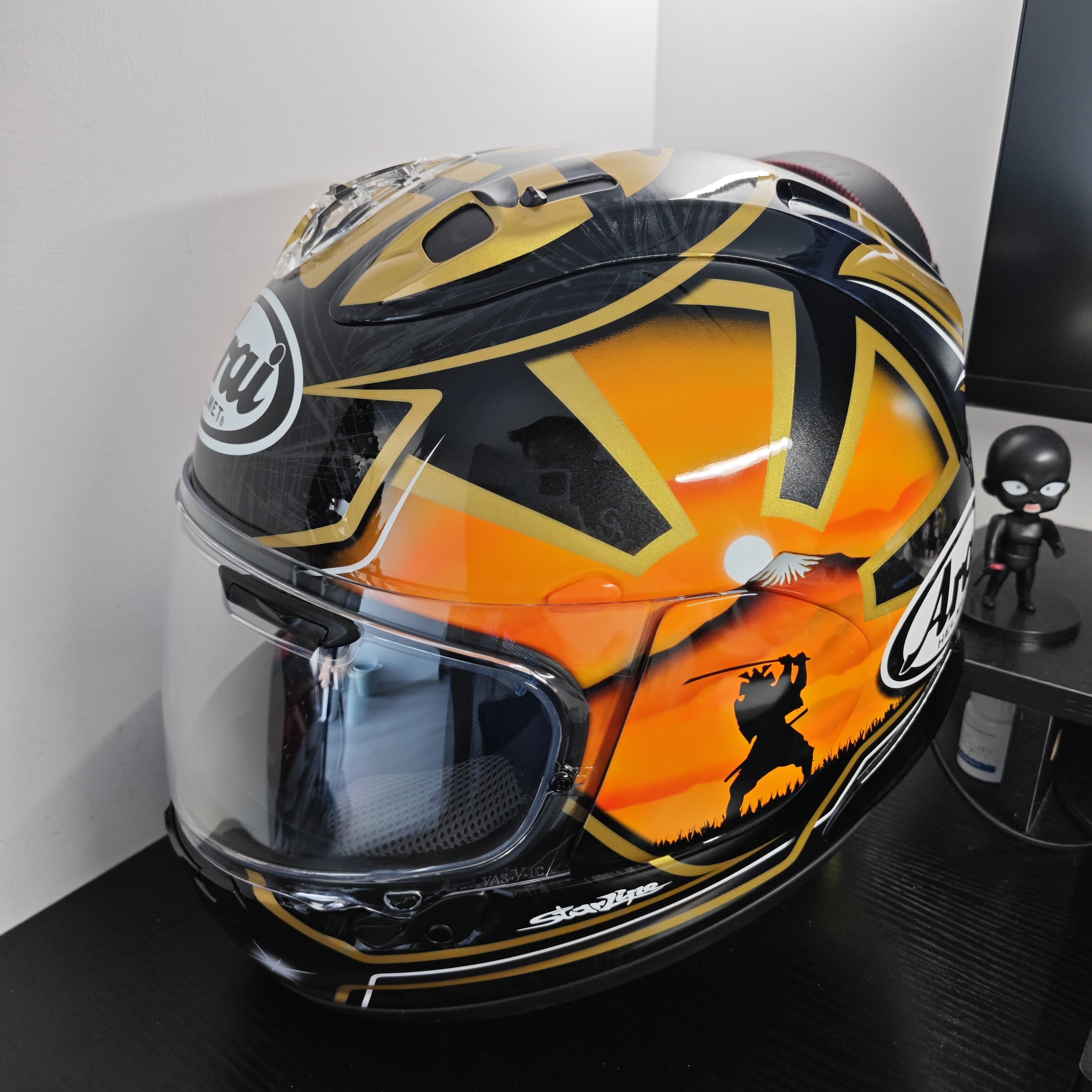 arai RX7X 金刀侍卫 L码24出厂 本摩托车头盔男女四季通用全盔