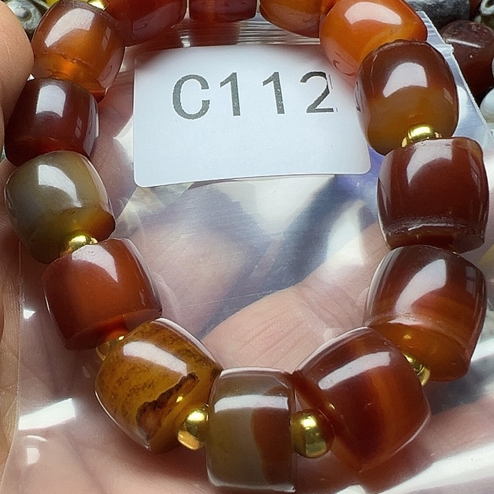 玛瑙/玉髓未镶嵌手链