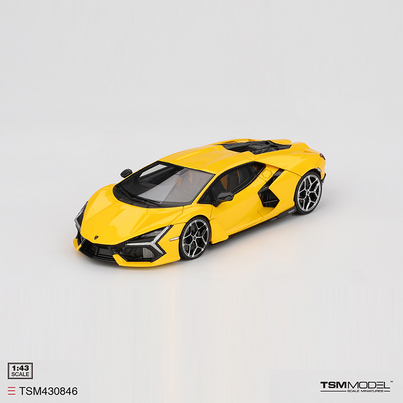 TSM 1:43 兰博基尼 Lambor Revuelto 仿真跑车新大牛 树脂车模-黄