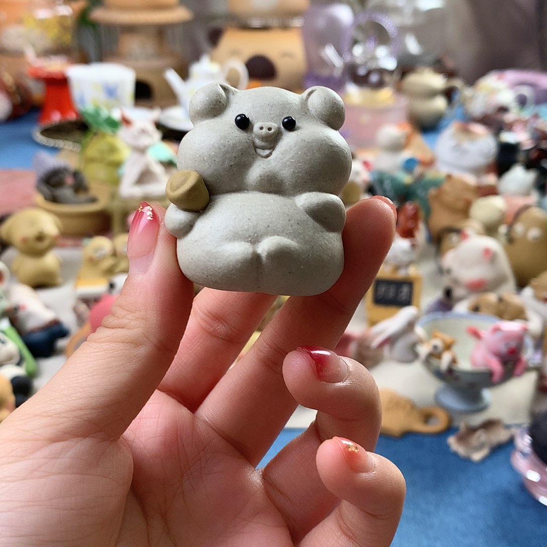 紫砂茶宠手工制作