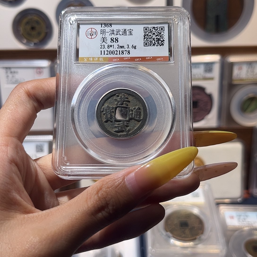 妈***蛋铜洪武通宝 保真保老 福利品 1878