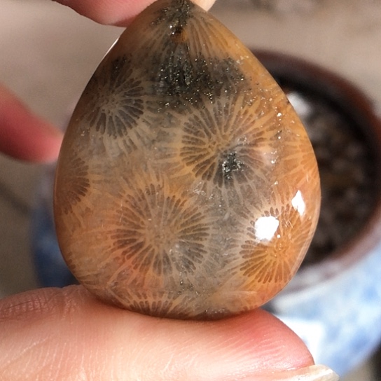 硅化玉吊坠未镶嵌