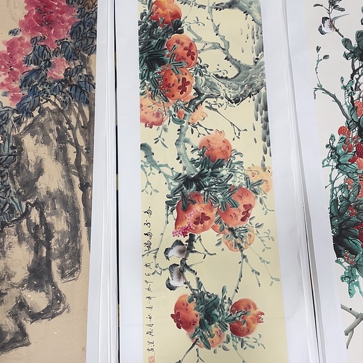 国画老师手绘作品