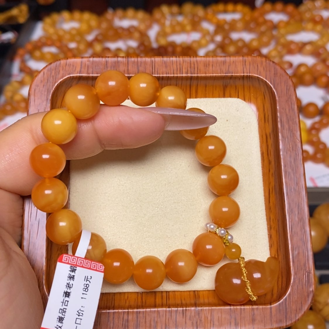 【闪购商品】蜜蜡手链未镶嵌手串