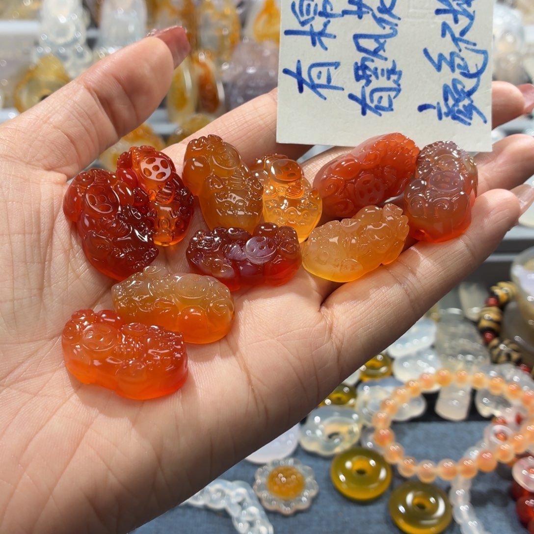 玛瑙/玉髓未镶嵌吊坠(不含链)