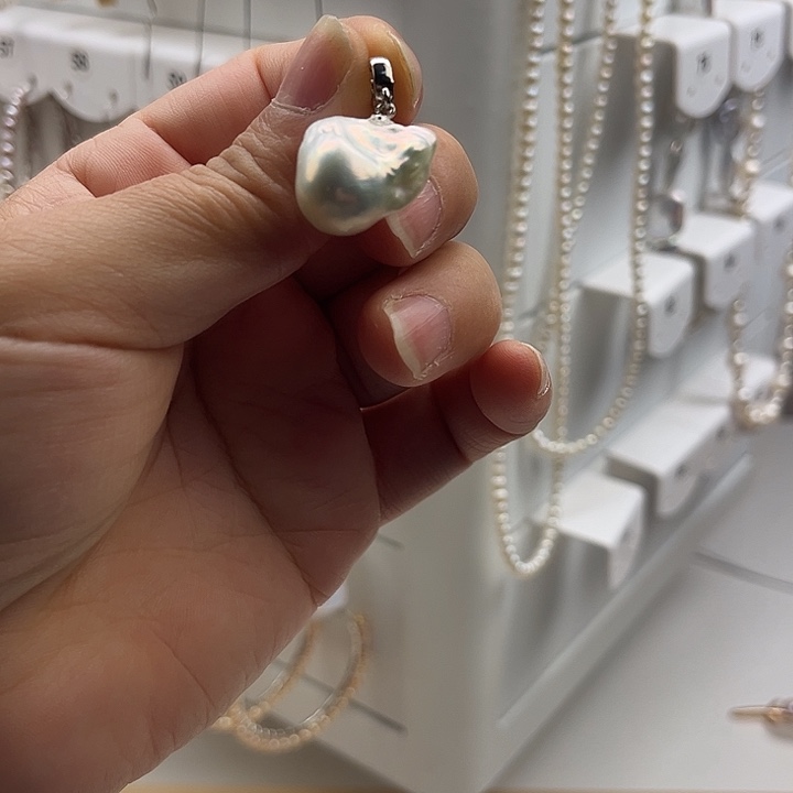 淡水珍珠未镶嵌吊坠(不含链)