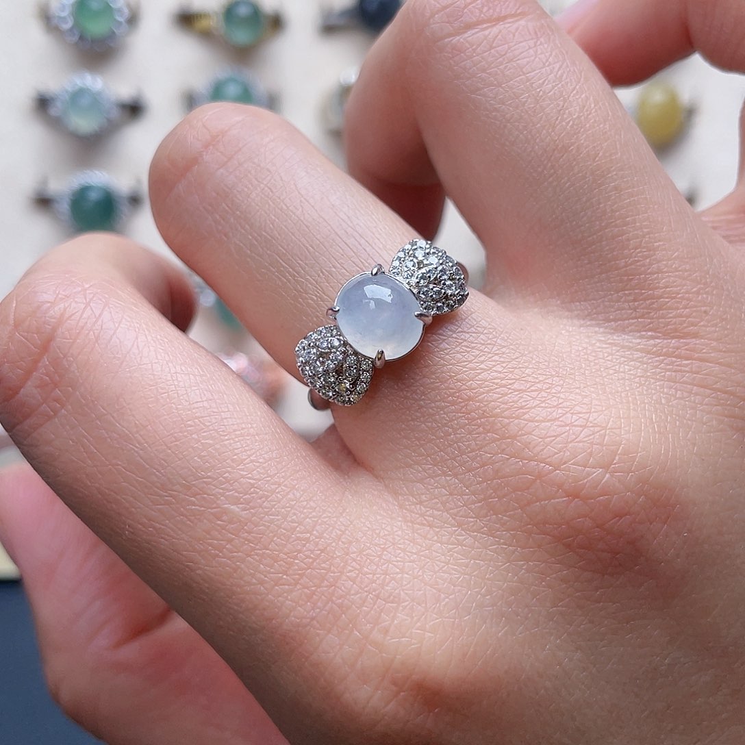 翡翠戒指未镶嵌戒指