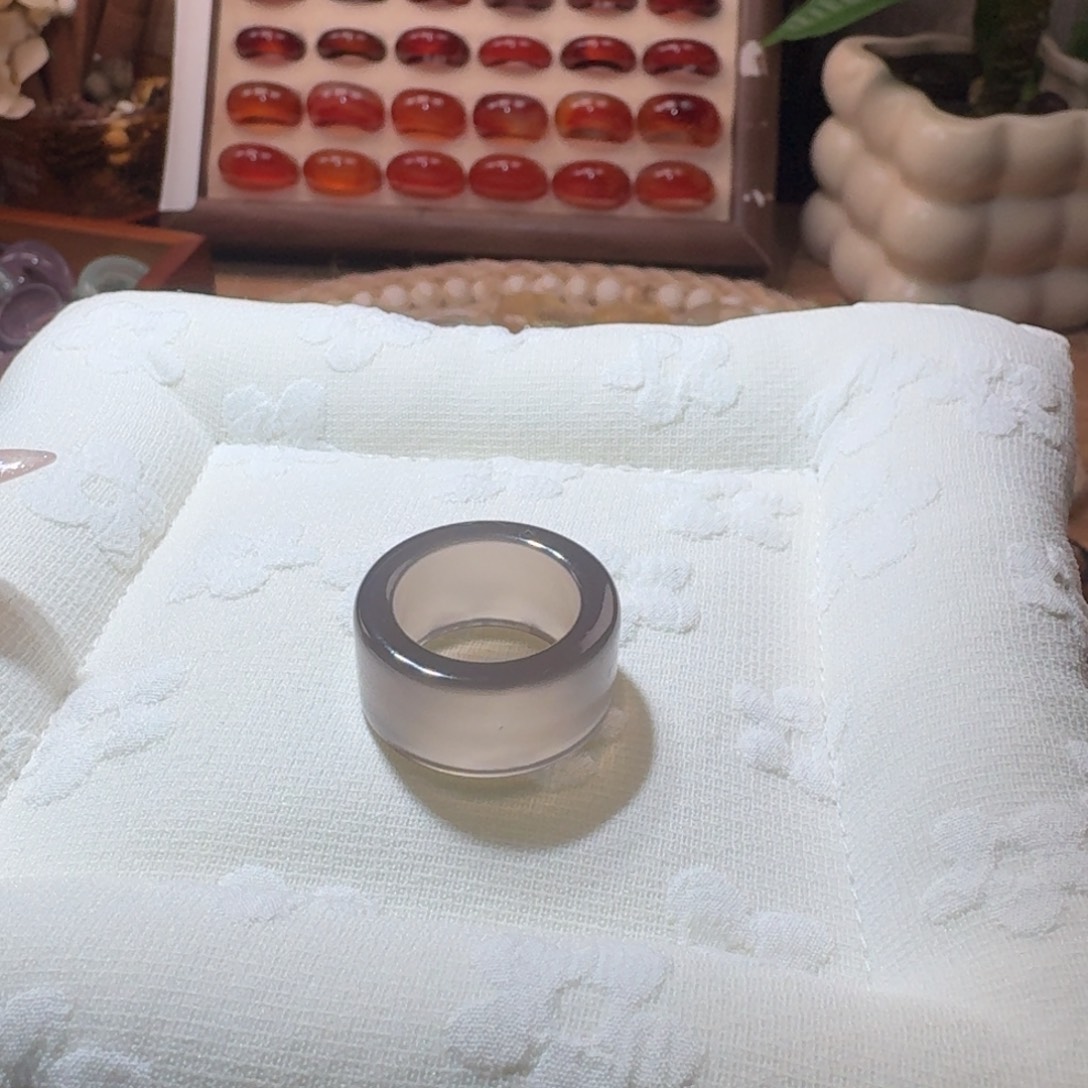 玛瑙/玉髓未镶嵌戒圈