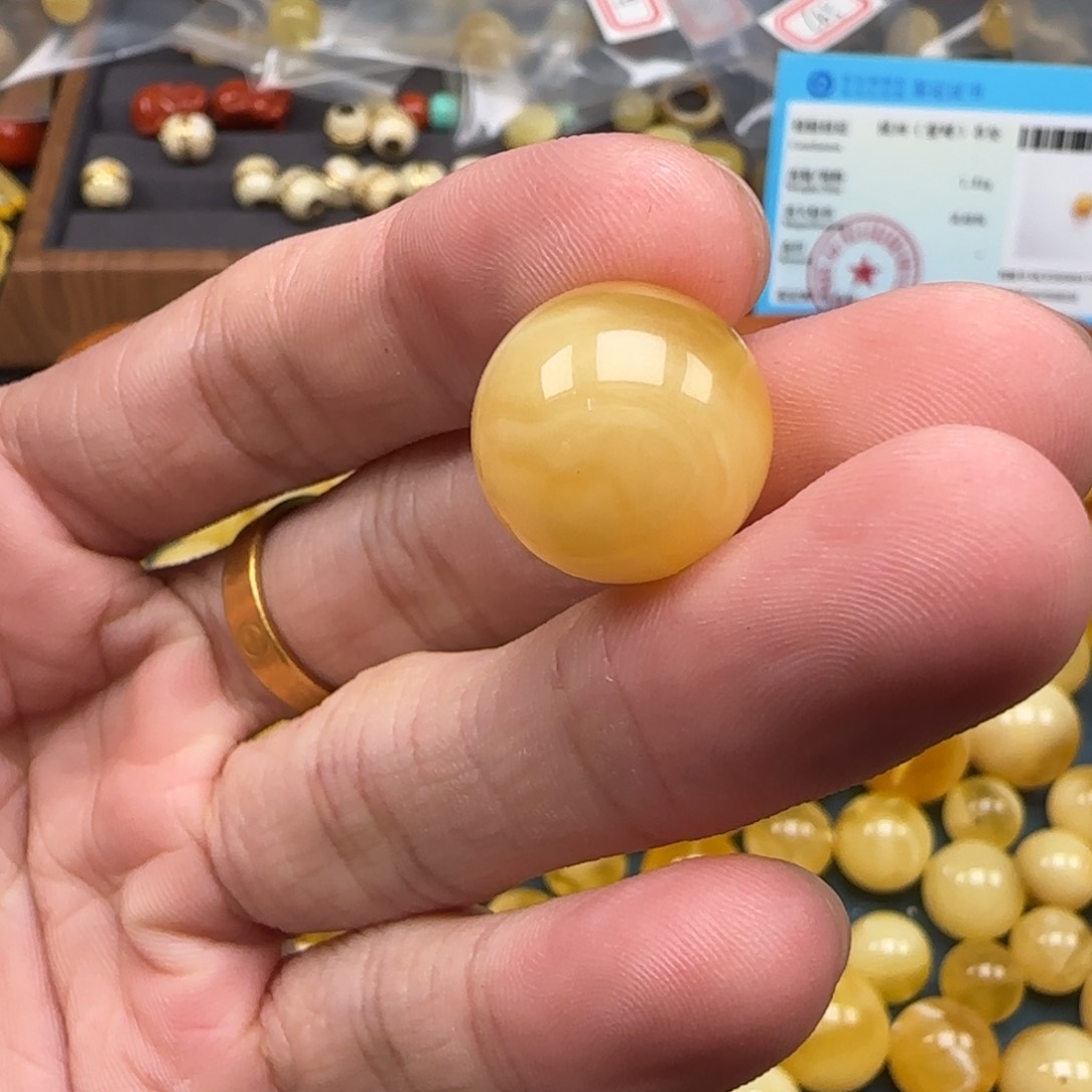 蜜蜡裸石未镶嵌天然c73