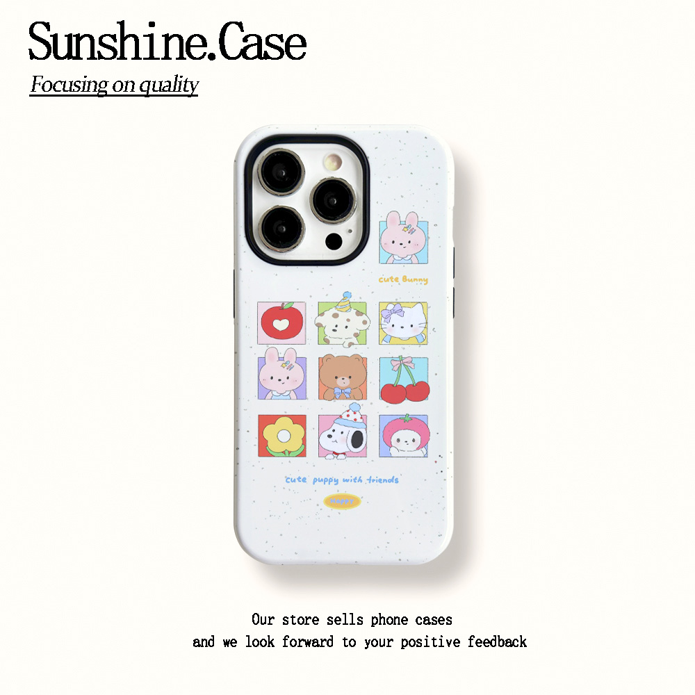 菲林二合一适用苹果华为vivo小米oppo手机壳可爱头像15PRO/14