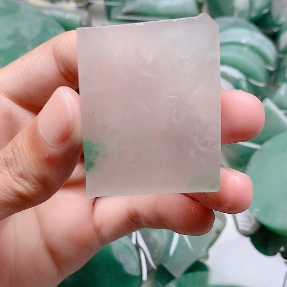 石英质玉未镶嵌吊坠(不含链)