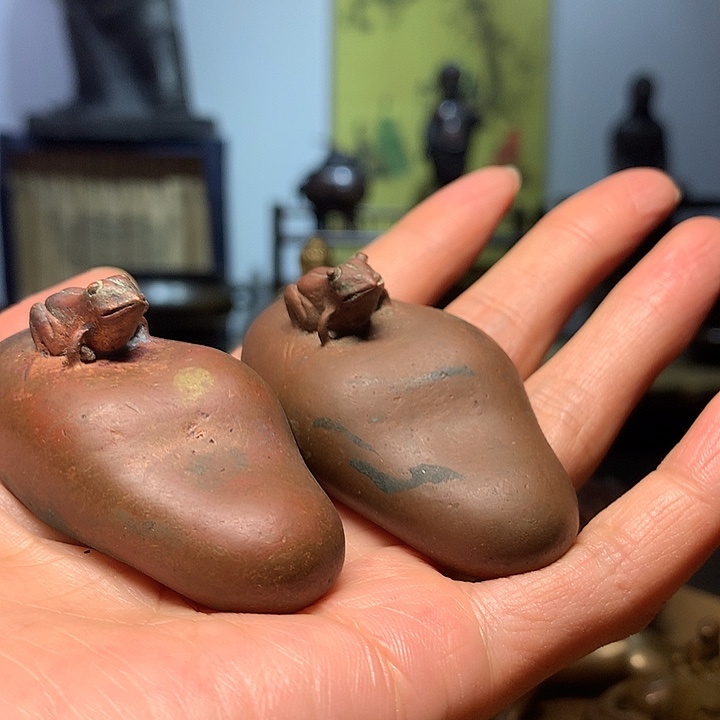 平***意铜茶宠 摆件 茶室