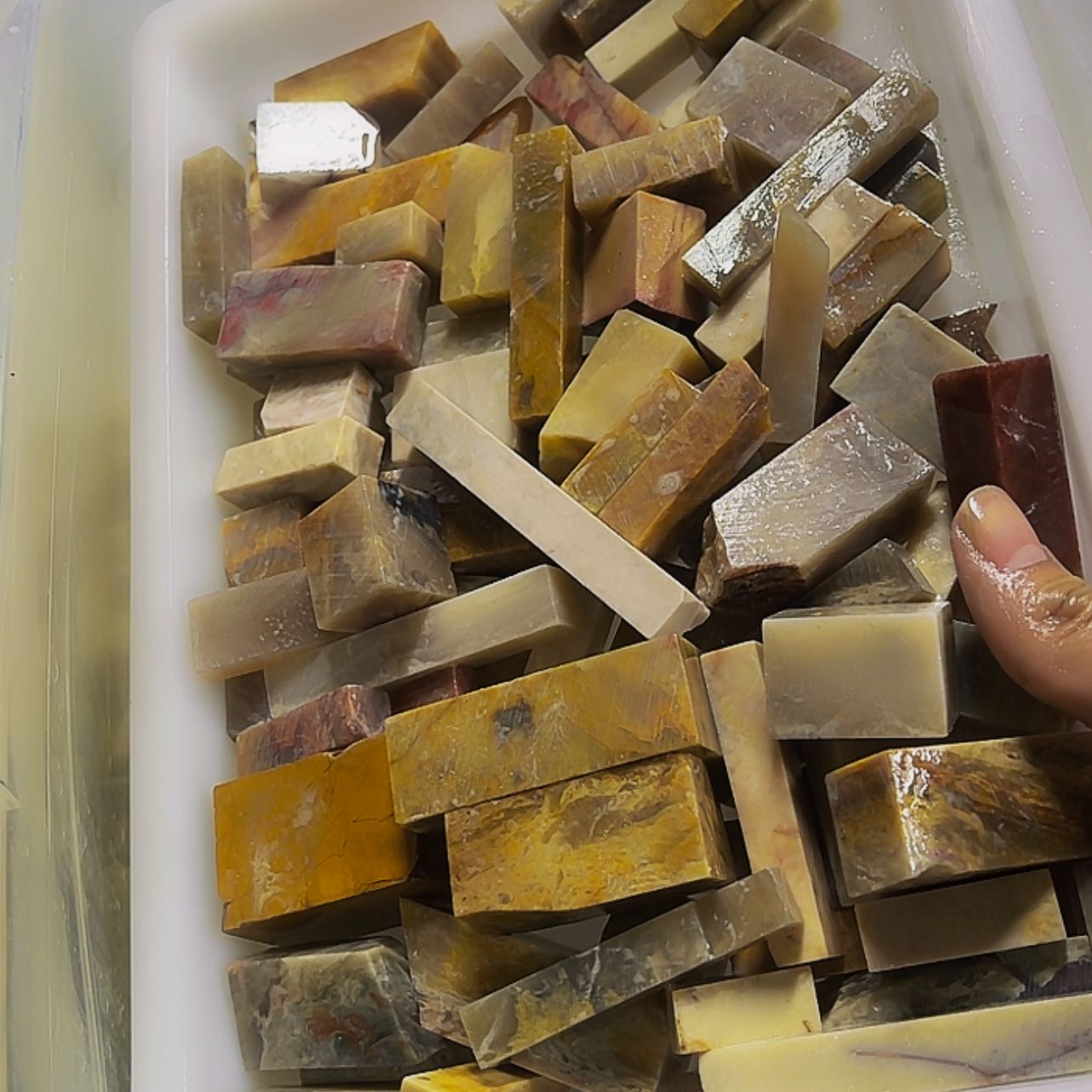 【闪购商品】青田石印石巴林100方尺寸不一