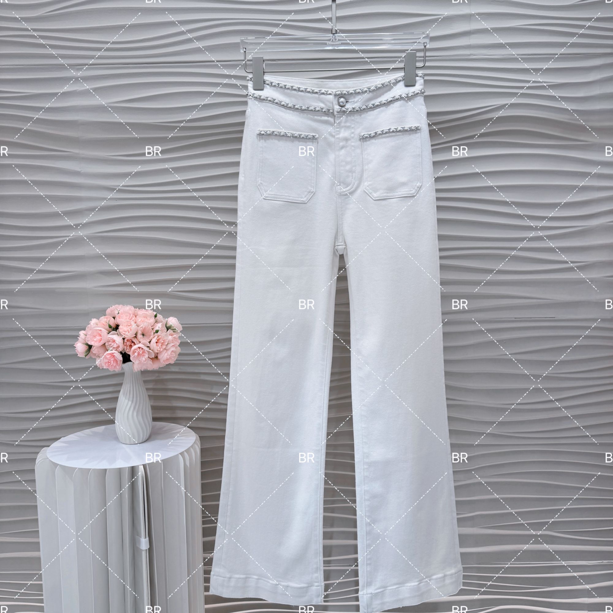 【丹】2025新款高级感显瘦气质高腰百搭a字阔腿休闲长裤5386 