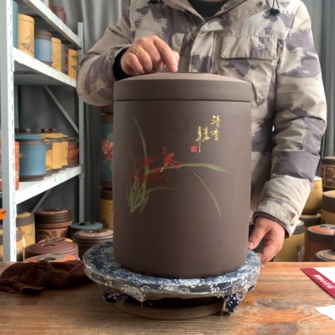 紫砂茶叶罐茶叶罐