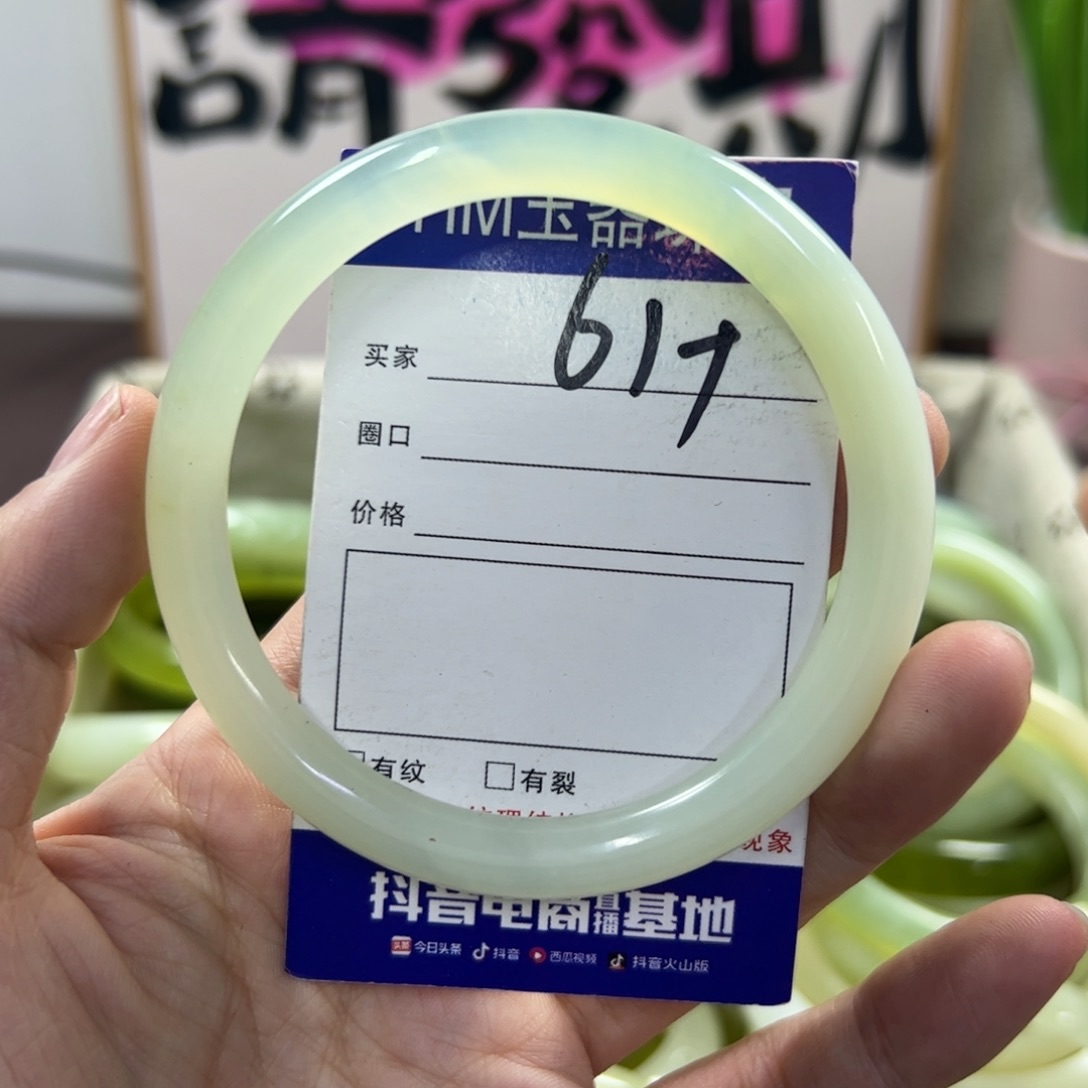 蛇纹石玉手镯未镶嵌552